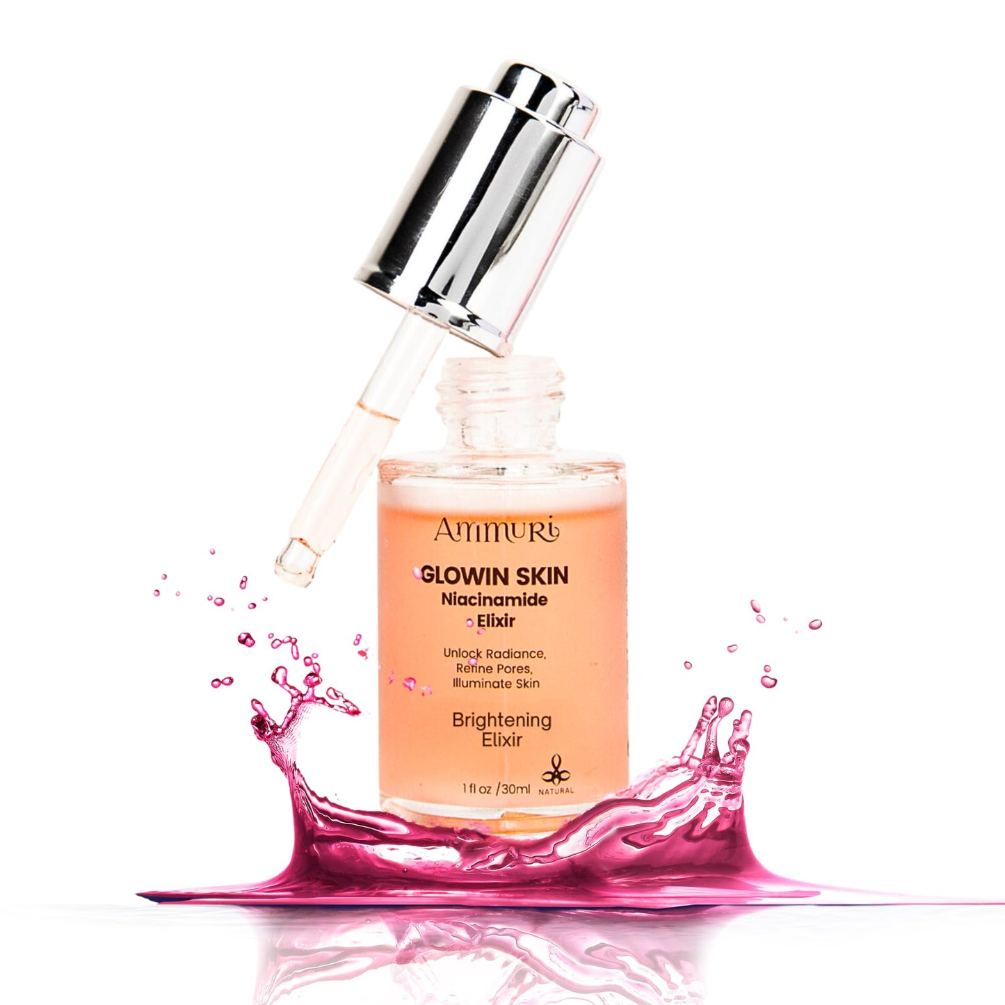 AmmuRi Glowin Skin Niacinamide Brightening Elixir Youthful Radiance Advanced 4-in-1