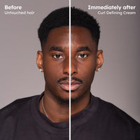 ShyneDurags SHYNE Curl Cream | Curl Defining & Moisturising Styling Hair Cream for Men | Perfect for Curls & Waves | 95% Natural Origin Shea Butter | Black Owned Beauty | Regular (100ml)