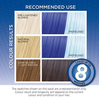 Knight & Wilson Colour-Freedom Gloss Pro 150ml Truly Blue Semi-Permanent Hair Colour - Ultra-Vibrant Vegan Colour Mask with PurePlex | Ammonia Free Colour Lasts Up To 6-10 Washes