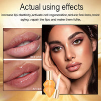 LYNTYAOU Mini Lip Plumper, Instant Volumizing Lip Plumping Gloss, Hydrating Moisturizing Lip Oil Reduces Lines for Fuller Lips, Increase Lip Elasticity, Lip Care Serum Essence Lips Enhancer