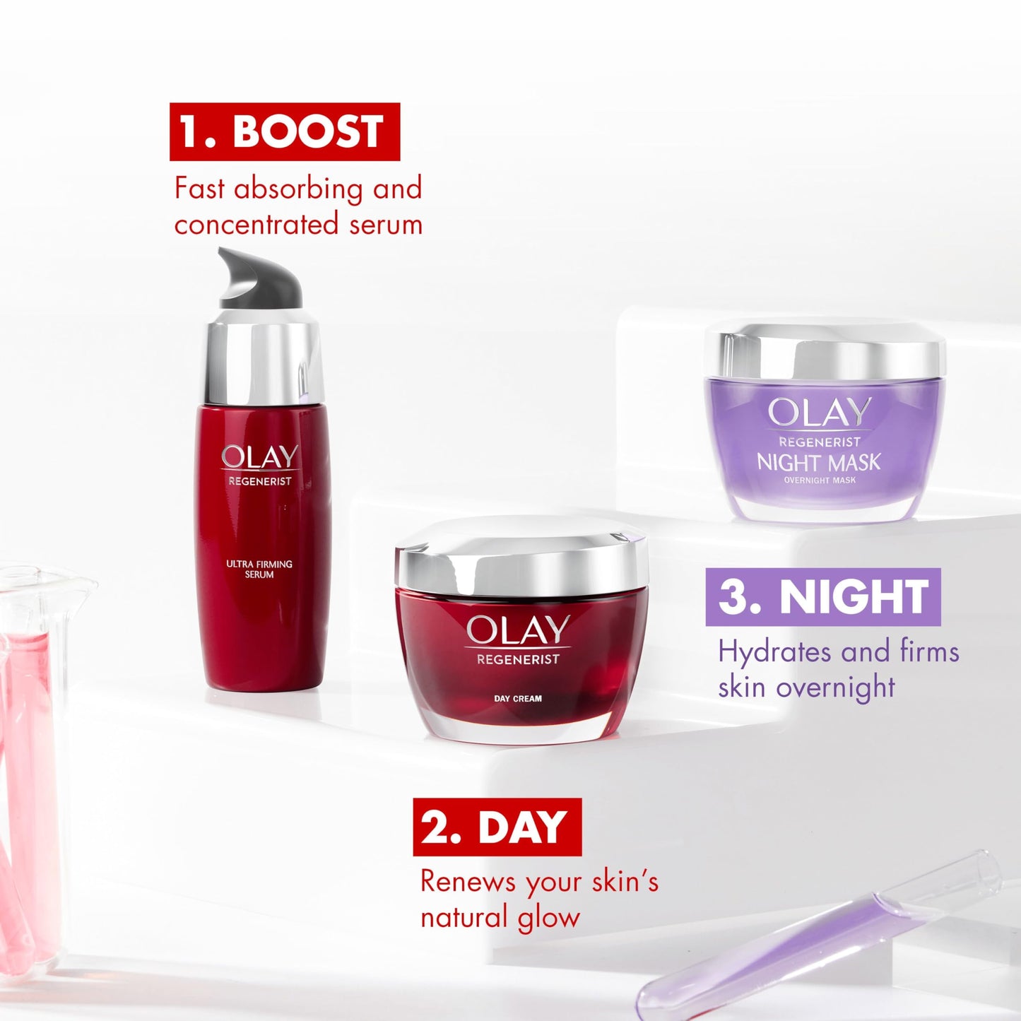 Olay Regenerist Night Face Mask, Unique Formula With Vitamin B3 & Niacinamide, Instantly Hydrates For 24H 50ml