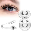 Higu clace Magnetic Eyelash Kit with Applicator, Reusable Magnetic Lashes Set with Clamp, Waterproof No Glue Needed Lashes Easy to Use (Style AN)