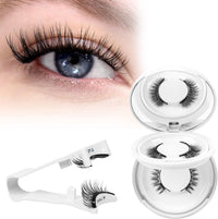 Higu clace Magnetic Eyelash Kit with Applicator, Reusable Magnetic Lashes Set with Clamp, Waterproof No Glue Needed Lashes Easy to Use (Style AN)