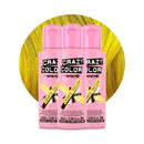 Crazy Color Vibrant Canary Yellow Semi-Permanent Trio Hair Dye. Highly Pigmented Bright Yellow Conditioning & Oil Nourishing Vegan Formula | No Bleach or Ammonia | 300ml