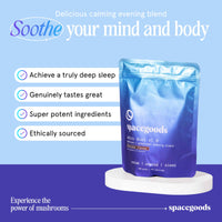 Space Goods Spacegoods Astro Dust 240g ℮, 30 Servings, Contains Magnesium and Ashwagandha, Relax Unwind & Sleep Deeply, Soothe Body & Mind, Chai Flavour