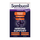 Sambucol Natural Black Elderberry Immuno Forte Capsules | Vitamin C | Zinc | Immune Support Supplement| 30 Capsules