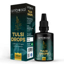 AMBROSIAL Ambrosial Tulsi Drops Concentrated Extract Of 5 Tulsi 30ml | Natural Immunity Booster | Relieves Cough & Cold | Raw Extract of Holy Basil Leaf (30ml)