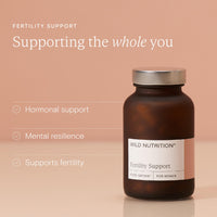 Wild Nutrition WILD NUTRITION Food-Grown® Fertility Support for Women | Fertility Supplements for Women to Support Healthy Ovulation & Conception | Womens Fertility | Female Fertility Supplement | 60 Capsules