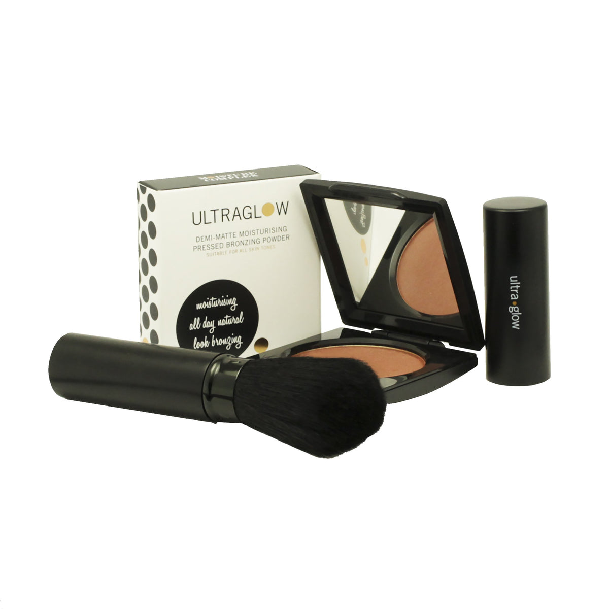 Ultra Glow Demi-Matte Powder with Pro-Retractable Brush