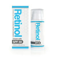 Lissia Retinol Cream with SPF30 - (Double Size) 100ml | Made in the UK - Anti Aging Face Cream for Day or Night, Vitamin A & E | Cruelty Free