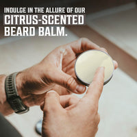 VIKING REVOLUTION Viking Revolution - Beard Balm - Natural Beard Balm For Men With Argan & Jojoba Oils- Styles, Strengthens & Softens - Beard Wax - Gifts For Men - Citrus - 57 g