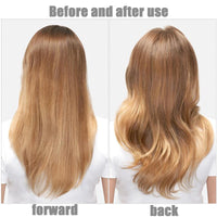 LIYANHU 4 Pcs Heatless Blowout Rods, Brown Overnight Blowout Rods, Heatless Curls, Heatless Curling Rod, Blow out Rods - No Heat Curls to Sleep for Curl Rods, Women Long Hair for All Hair