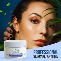 Clinic2Home Hyaluronic Cream - 50g - Anti Wrinkle Night & Day Face Hyaluronic Cream for Woman & Men Fast-Acting - Brighten Skin, Boost Collagen, Reduce Fine Lines & Firming Moisturiser for Face