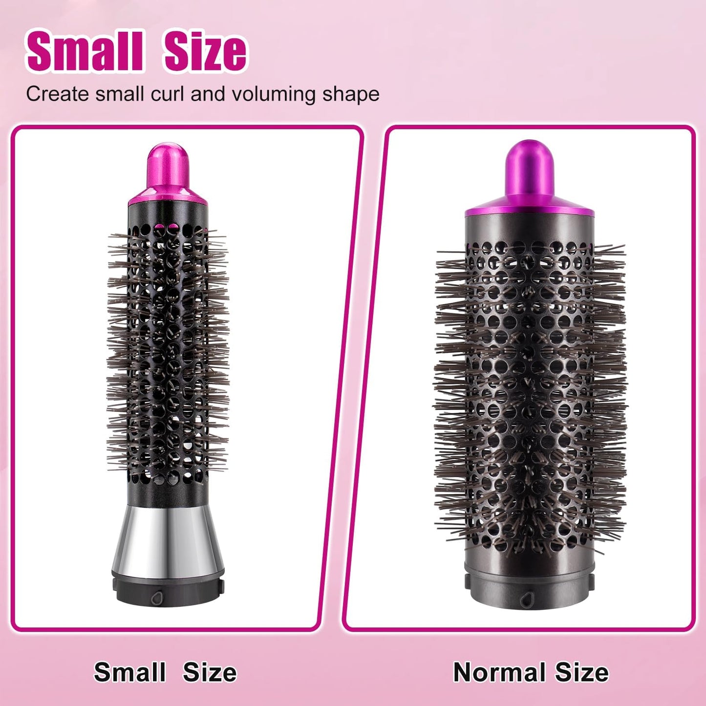 Chuancheng 20mm Small Round Volumizing Brush Attachment for Dyson Airwrap HS01/HS05/ HS08 Hair Styler Accessories, Bangs to Creates Defined Bouncy Curls