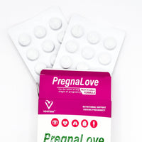 Heartmin Pregnalove Original Pregnancy Support Tablets, Conception & Fertility Vitamins for Couples, 400µg Folic Acid Multivitamin Gummies – Zinc, Vitamin D, Iron & Omega 3, Vegan, 30 Tablets, 1 Month Supply –