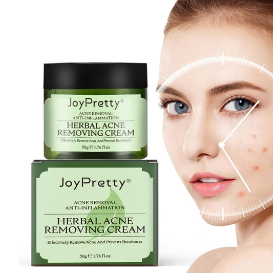 QEUTKEZS Herbal Acne Removing Cream,Professionally Remove Acne Marks,Gently Moisturize,Refreshing & Not Greasy,Improving Sensitive Skin Prone to Acne,Acne Scar Cream & Pimple Remover For All Skin Types
