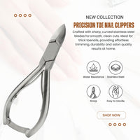 Asm Instruments ASM Toe Nail Clippers for Thick Nails Ingrown Toenail Treatment - Heavy Duty Stainless Steel Pedicure Tools Nail Clippers for Thick Nails (5.5) - Ideal Beauty Gifts for Women & Men Nail Care