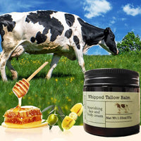 Organic Grass Fed Tallow Balm - Deeply Nourishing for Face & Body Tallow Cream, Moisturizing Skin Care Cream for Dry Skin