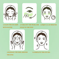 CGBOOM Under Eye Patches, Collagen Under Eye Mask, Dark Circles Under Eye Treatment, Puffy Eyes Bags Under Eyes Removal, Anti-Aging, Reduce Wrinkle, Skincare, Hydrating - 30 Pairs (Avocado)