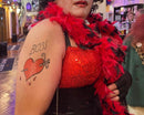 Top Tats The Rocky Horror Show Temporary Tattoos FANCY DRESS Frank N Furter BOSS Halloween Costume Tattoos