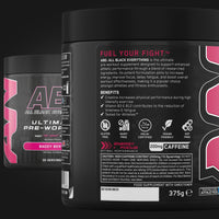 Applied Nutrition Bundle ABE Pre Workout 375g + ABE Black Shaker 700ml | All Black Everything Pre Workout Powder, Energy Drink, Physical Performance, Creatine, Beta Alanine, Caffeine (Baddy Berry)