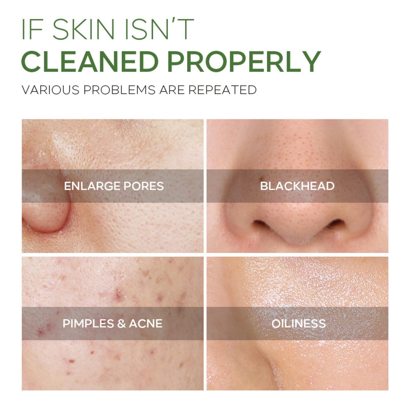 Trendyfave 2-in-1 Green Tea Mask Stick, Green Tea Deep Cleanse Mask, Blackhead Remover - Deep Cleansing Pore Refining for Oily & Acne-Prone Skin, Natural Antioxidant Skincare with Vitamin E & Plant Extracts 3Pcs