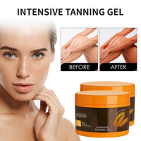 Neyared 2PCS Fast Tanning Bronzing Butter with Coconut Oil and Vitamin E, Intensive Tanning Gel for Sunbeds & Outdoor Sun