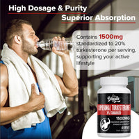 Yapila Liposomal Turkesterone Supplement - 1500mg Ajuga Turkestanica Extract, Standardized to 20% Turkesterone, Max Absorption, High Strength for Bodybuilding, No Additives, Non-GMO, 3 Package