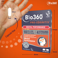 Natures Aid Bio360 Pro-Cognitiv (10 Billion Bacteria), from Natures Aid, Mental Performance, 60 Capsules