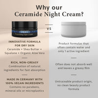 Satin Naturel Organic Aloe Vera & Ceramide Night Cream 50 ml