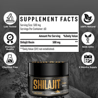 Ymoneyrat Himalayan Pure Natural Shilajit Resin 50g - Original Himalayan Shilajit