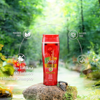 Vatika Naturals Hibiscus Oil Shampoo 425ml l Specially formulated with hibiscus extract & Natural oil which strengthens, cleanses & revitalizes lifeless hair