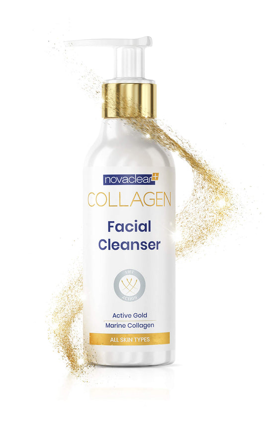 Novaclear Collagen Facial Cleanser - With Marine Collagen and Active Gold