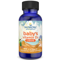 Nordic Naturals, Baby's Vitamin D3, 400IU, Cholecalciferol from Lanolin, Vitamin D Drops, 22ml, Gluten Free, Soy Free, Non-GMO