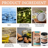 Mubuni 2 Color Tatto Cover Up Makeup,Waterproof Tatto Cover Up Cream,Full Coverage Body Makeup Set,Body Ma/keup Concealer Set,Tat/to Conce/aler Full Coverage,Two Color Sweatproof Cover Up Concea/ler S/et