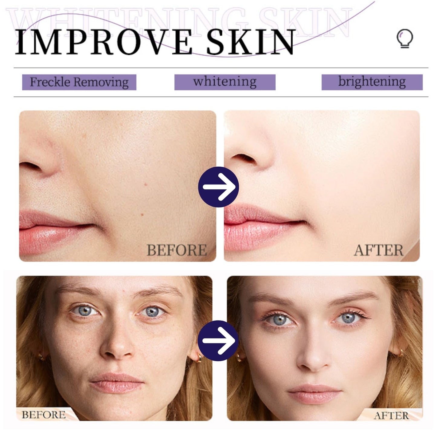 Cureluxe Glutathione Serum - Glutathione Dark Spot Correcting Serum - Skin Whitening Face Seru_m with Niacinamide & Kojic Acid - Glutathi_one Anti Aging Ser_um Improve Skin Tone & Elasticity