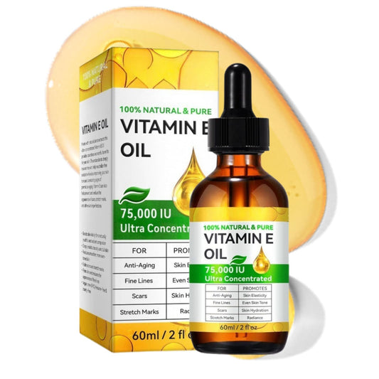 Cureluxe Ultra Pure Vitamin E Oil for Skin - Organic Vitamin E Oil for Face,Body,Hair - Natural Vi-tamin E Scar Oils - Non GMO, Cold Pressed - Deeply Moisturizing & Skin Repair Massage Oils - Easy to Absorbed