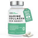 LOVE LIFE SUPPLEMENTS Marine Collagen Skin Boost+ with Astaxanthin & Hyaluronic Acid, 120 Capsules - 2 Month Supply, Also Cartidyss® (Type II), Vitamin C, Vitamin E, Bamboo Stem Extract, Biotin - for Skin, Hair, Nails