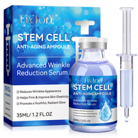 YijiaXingzhou Stem Cell Serum for Face and Body, Microneedling Serum Anti-Aging Ampoule to Help Reduce the Wrinkles & Fine Lines, Lift and Firm Skin, Face Moisturising Essence to Use with and without Micro Needling