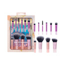 REAL TECHNIQUES Real Techniques Travel Fantasy Mini Brush Kit, Makeup Brushes For Eyeshadow, Highlight, Contour, Powder, and Concealer, Travel-Sized Brushes and Cosmetic Bag, Synthetic Bristles, 11 Piece Set