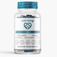 Pygeum Africanum Capsules - 60 Capsules - 5000mg 10:1 Extract - High-Strength Formula for Prostate Support and Hormonal Balance, Daily Dietary Supplement