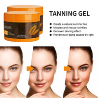 Neyared 2PCS Fast Tanning Bronzing Butter with Coconut Oil and Vitamin E, Intensive Tanning Gel for Sunbeds & Outdoor Sun