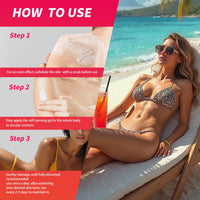 Tibobo Premium Tan Accelerator Gel 100g - For Sunbed Use & Outdoor Sun Tanning Enhancer, Fast Bronzing Cream with Natural Formula, Intensifying Self Tanning Boosting Oil, Long-Lasting Hydrating(Watermelon)