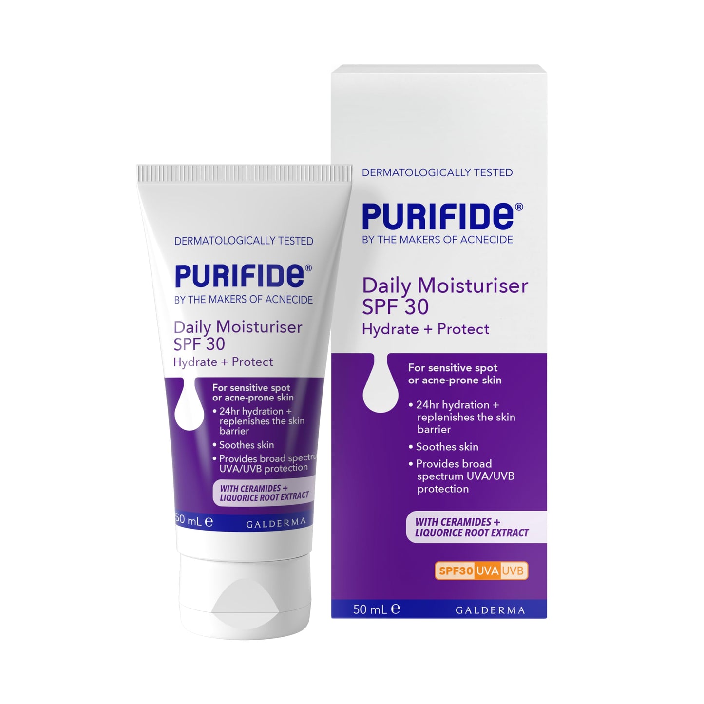 Purifide by Acnecide Daily Face Moisturiser SPF 30 50ml
