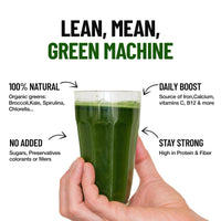 33Fuel Daily Greens Powder - UPF-Free Premium Superfood & Fibre Blend for Gut Health with only Natural Ingredients, Daily Greens Super Blend, Vegan, Handmade in The UK – Original