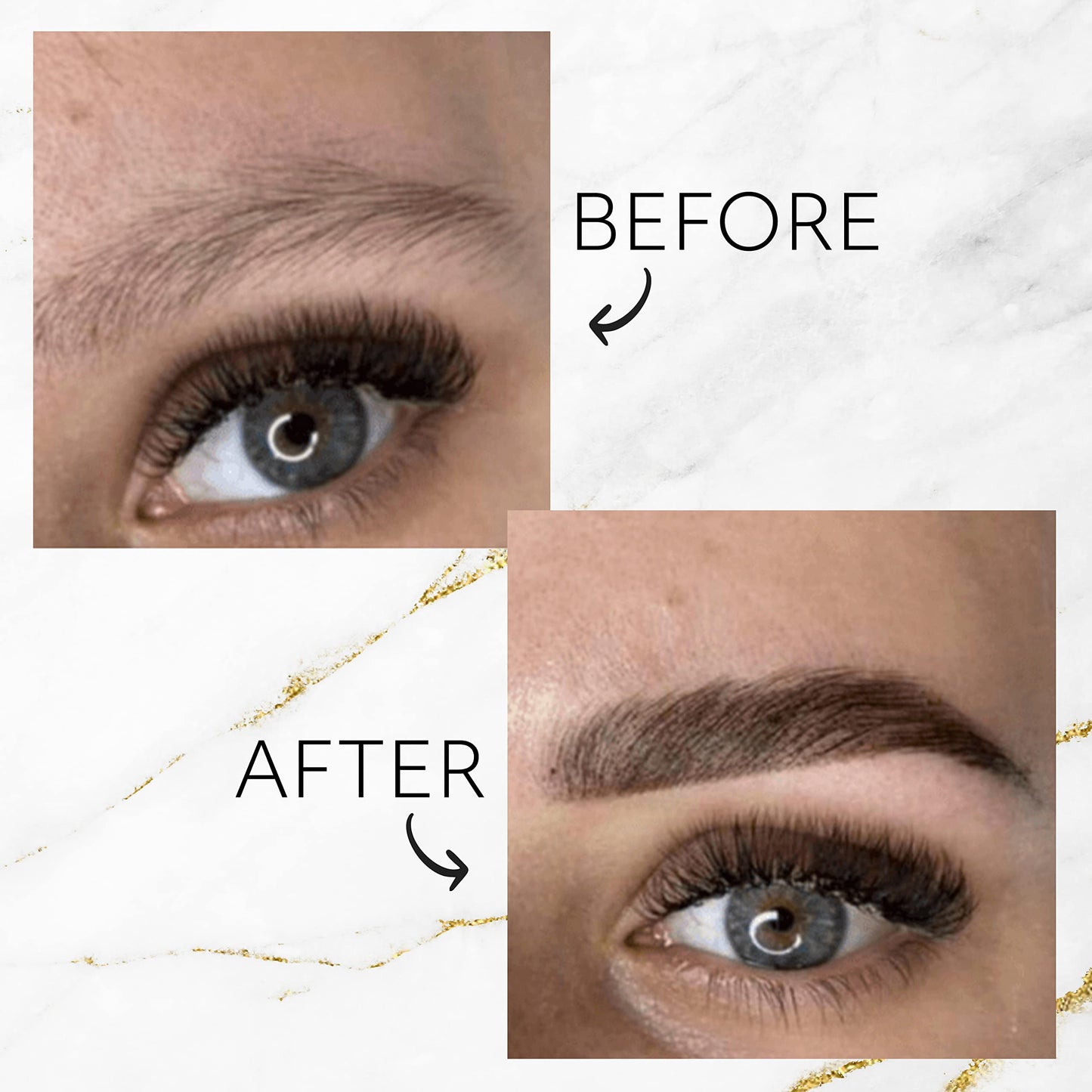 Delia Cosmetics - DARK BROWN Eyebrow & Eyelashes Tint, Innovative Formula, Easy 15 Applications, Full Treatment Kit