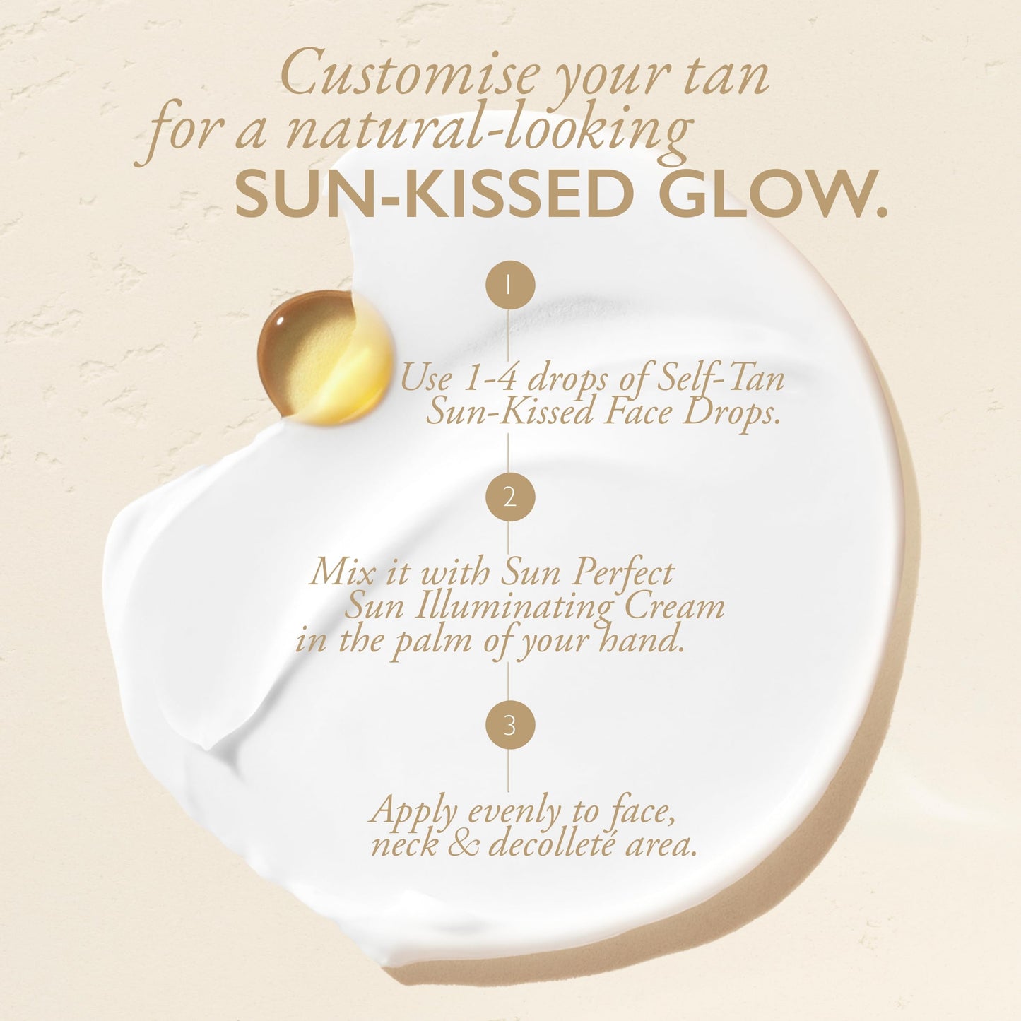 Lancaster Self Tan Sun-Kissed Face Drops 15ml, Natural-Looking Tan, Flawless and Radiant Finish, Easy to Spread Drops, Water and Sweat Resistant, Vegan Formula