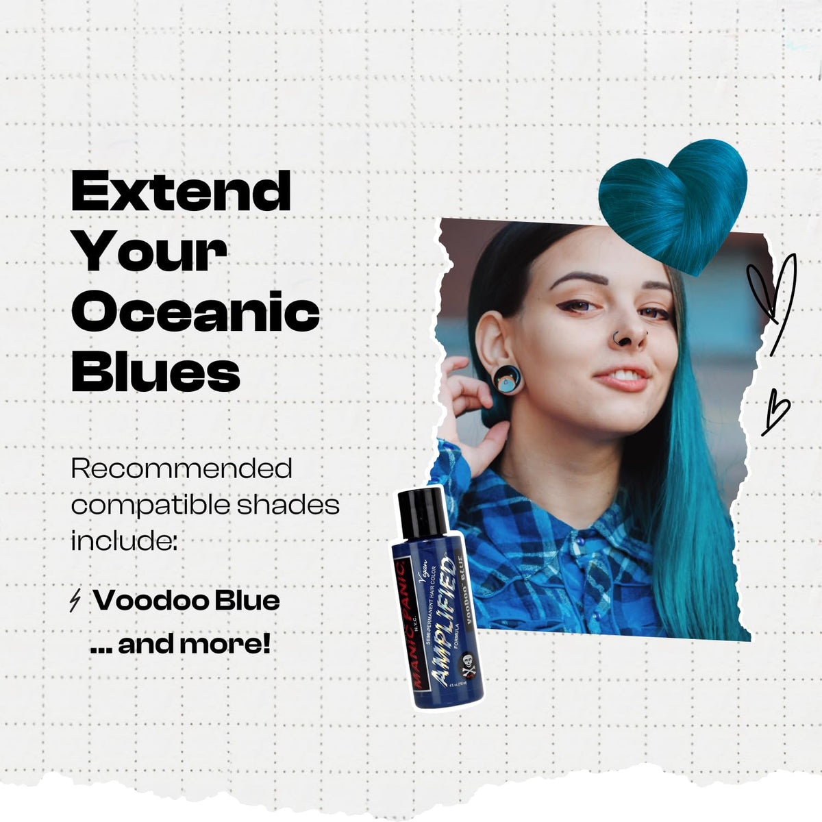 Manic Panic Love Color® Colour Depositing Conditioner (Teal Temptress™)