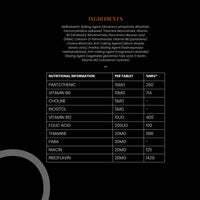 Tom Oliver Nutrition Vitamin B Complex | B Vitamins for Energy, Nervous & Hormone Support | Vitamins B1, B2, B3, B5, B6, B12, C & Biotin | Suitable for Vegetarians and Vegans, 60 count