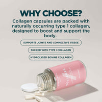 MyVitamins Myprotein Collagen Capsules – Hydrolyzed Collagen Peptides – 400mg Bovine Collagen per Capsule – Joint, Skin & Hair Support – Collagen Supplements for Women & Men – 90 Capsules (3 Month Supply)
